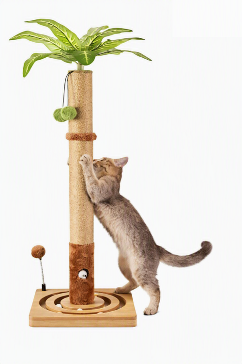 Cat Scratching Tree with Toy Base